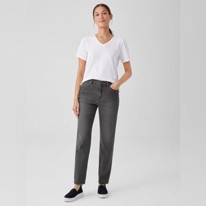 Eileen Fisher Gray Straight Leg Jeans